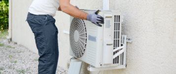 Installing the GREE Unix Series central heat pump in a home