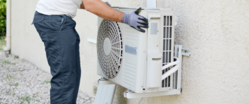 Installation d'une thermopompe centrale GREE Série Unix à un domicile