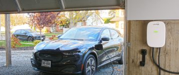home EV charging station